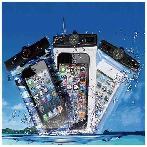 AQUA POUCH - Waterproof Pouch for your Smartphone and your Essentials 2 - Pack - Color: Yellow - Camouflage