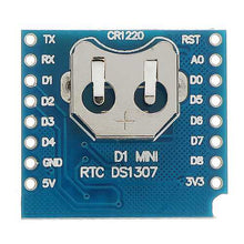 將圖片載入圖庫檢視器 3Pcs Geekcreit? RTC DS1307 Real Time Clock Shield For D1 Mini Development Board