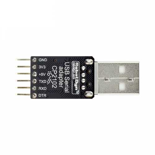 5Pcs USB-TTL UART Serial Adapter CP2102 5V 3.3V USB-A