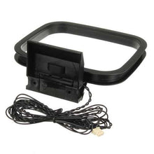 Load image into Gallery viewer, AM-3P AM FM Loop Antenna With 3-pin Mini Connector For Home Audio Theater Systems Amplifier