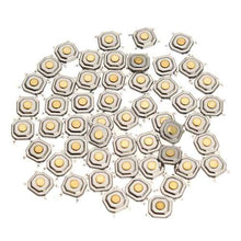 Cargar imagen en el visor de la galería, 250Pcs DC12V 4 Pins Tact Tactile Push Button Switch Momentary SMD Switch 5x5x1.5MM