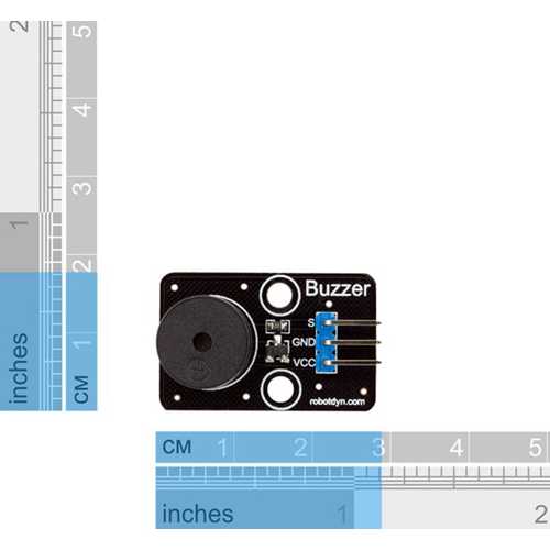 5pcs Buzzer Module 3.3V~5V PWM Digital Input Board RobotDyn for Arduino - products that work with official Arduino boards