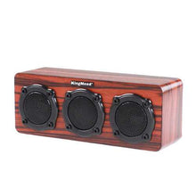 Load image into Gallery viewer, Kingneed S301 2.5W Wireless Wooden bluetooth Speaker Mini Portable Stereo Speaker