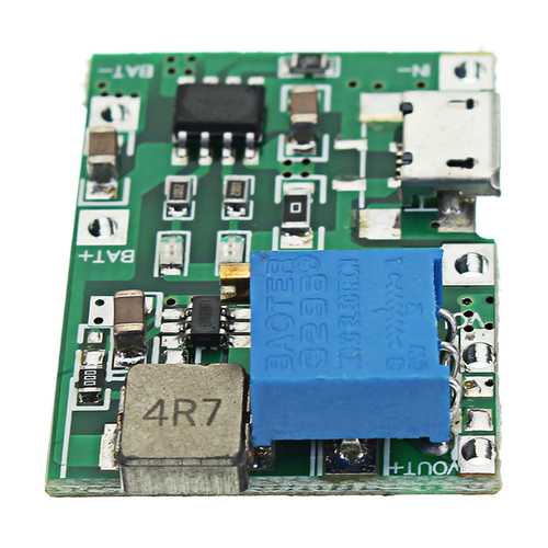 5pcs 3.7V 9V 5V 2A Adjustable Step Up 18650 Lithium Battery Charging Discharge Integrated Module