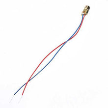 将图片加载到图库查看器,50 pcs DC 5V 5mW 650nm 6mm Laser Dot Diode Module Red Copper Head Tube