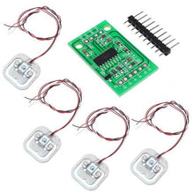 将图片加载到图库查看器,4pcs DIY 50KG Body Load Cell Weight Strain Sensor Resistance With HX711 AD Module