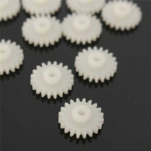 将图片加载到图库查看器,50Pcs/Pack 2mm Dia 22 Teeth Plastic Single Layer Gear For DIY Model Toy Motor Shaft Gear