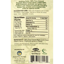 Charger l'image dans la galerie, Amazing Herbs - Black Seed Ground Seed - 16 oz