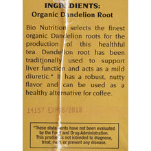 Load image into Gallery viewer, Bio Nutrition - Tea - Dandelion Root - 30 Bags
