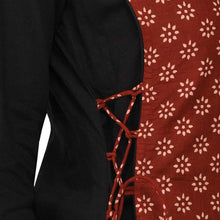 Load image into Gallery viewer, Women Printed A-line Kurta (Red, Black)