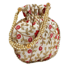 Charger l'image dans la galerie, Designer Rajasthani Style Royal Silk Potli