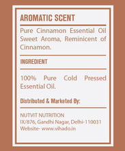 Cargar imagen en el visor de la galería, Cinnamon Essential Oil 100% for Diffusers, Toilets, Wardrobes, Concentration & Spirituality (10 ml) (Pack Of 4)