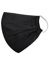 Cargar imagen en el visor de la galería, Unisex Kids Essential Solid and Polka Dot Printed Reusable Anti-Pollution Comfortable Half Face, Ear Loop Cotton Wellness Masks  (Medium Size) - Pack of 3