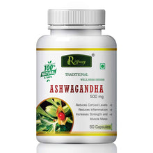 Cargar imagen en el visor de la galería, Ashwagandha Herbal Capsules For Strength And Immune Booster 100% Ayurvedic Pack Of 1