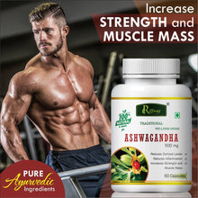 Cargar imagen en el visor de la galería, Ashwagandha Herbal Capsules For Strength And Immune Booster 100% Ayurvedic Pack Of 1