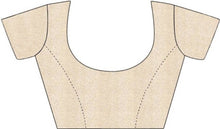 Cargar imagen en el visor de la galería, Beautiful Silk Blend Embroidered Saree with Blouse piece