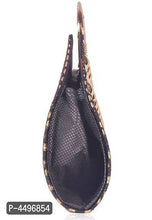 将图片加载到图库查看器,Trendy Velvet Party Wear Bridal Clutch