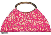 将图片加载到图库查看器,Trendy Velvet Party Wear Bridal Clutch