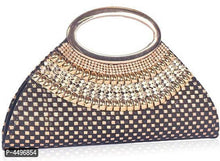 将图片加载到图库查看器,Trendy Velvet Party Wear Bridal Clutch