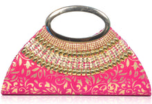 将图片加载到图库查看器,Trendy Velvet Party Wear Bridal Clutch