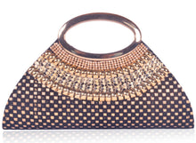 将图片加载到图库查看器,Trendy Velvet Party Wear Bridal Clutch