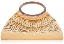 將圖片載入圖庫檢視器 Trendy Velvet Party Wear Bridal Clutch