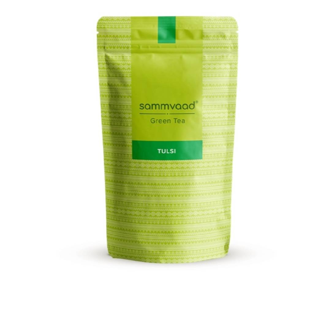 Tulsi Green Tea - Guard yourself from common ailments and strengthen your system with this age-old mix of tulsi and green tea.