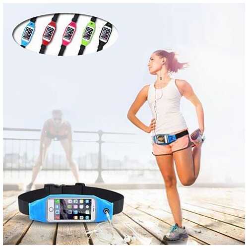 BOOST BELT Exercise Essential Pouch and Smartphone Case -Size: 5.5 Inch (iPhone 6 Plus / Samsung Note Etc.), Color: Soft Pink