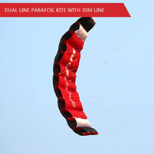 将图片加载到图库查看器,180cm * 65cm Dual Line Parachute Stunt Kite with Flying Tools Parafoil Kite Outdoor Beach Fun Sports toys for children