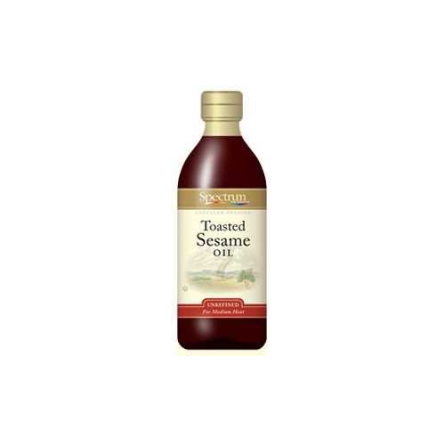Spectrum Naturals Toasted Unrefined Sesame Oil (12x16 Oz)