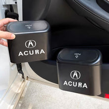 将图片加载到图库查看器,1pcs Car Trash Bin Hanging Vehicle Garbage Dust Case Storage Box For Acura RL Integra ILX TL TLX MDX RDX CL CSX RSX ZDX TSX NSX