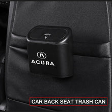 将图片加载到图库查看器,1pcs Car Trash Bin Hanging Vehicle Garbage Dust Case Storage Box For Acura RL Integra ILX TL TLX MDX RDX CL CSX RSX ZDX TSX NSX