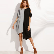 Cargar imagen en el visor de la galería, 2019 Women's Summer Dress Plus Size Casual Blouse Shirt Dress 5XL Short Beach Shift Dresses Loose Short Sleeve Party Vestidos