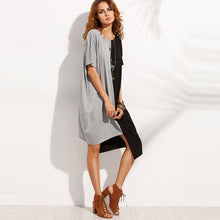 Cargar imagen en el visor de la galería, 2019 Women's Summer Dress Plus Size Casual Blouse Shirt Dress 5XL Short Beach Shift Dresses Loose Short Sleeve Party Vestidos