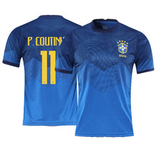 Cargar imagen en el visor de la galería, 2020-2021 Brazil Soccer Jersey Camisa Inspired uniform Special MEYMAR JR PAULINHO football T shirt Customize tshirt tops