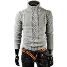 Cargar imagen en el visor de la galería, 2020 Men's Thick Warm  Turtleneck Elasticity Sweater Sweater Irregular Fashion Tide Models Fitted British Shipping MLXLXXL