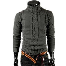 Cargar imagen en el visor de la galería, 2020 Men's Thick Warm  Turtleneck Elasticity Sweater Sweater Irregular Fashion Tide Models Fitted British Shipping MLXLXXL