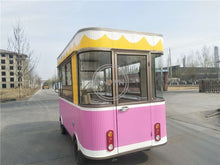 Cargar imagen en el visor de la galería, 2020 style electric food cart popular street shop mobile  food store ice cream cart hot dog food cart with free logo