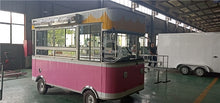 Cargar imagen en el visor de la galería, 2020 style electric food cart popular street shop mobile  food store ice cream cart hot dog food cart with free logo