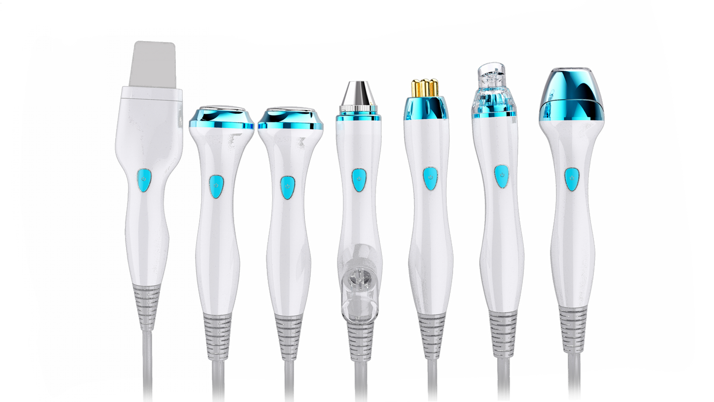 2021 6 in 1 H2O2 Hydro Dermabrasion Lifting Face Care Facial Rejuvenation Microdermabrasion Water Multipolar Beauty Machine