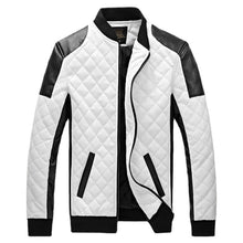 Cargar imagen en el visor de la galería, 2021 Autumn and Winter Men's Leather Jacket Casual High-quality Classic Motorcycle Jacket Men's Thickened Stand-up Collar Jacket