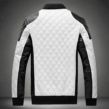 Cargar imagen en el visor de la galería, 2021 Autumn and Winter Men's Leather Jacket Casual High-quality Classic Motorcycle Jacket Men's Thickened Stand-up Collar Jacket