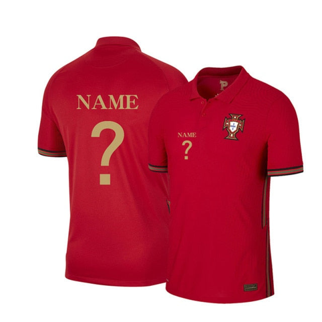 2021 European Cup Portugal National Team Cristiano Ronaldo Felix Pepe Football Jersey