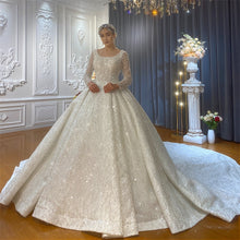 Cargar imagen en el visor de la galería, 2021 Amanda Wedding Dresses Real Work gelinlik Bridal Gown