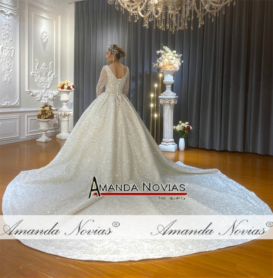 2021 Amanda Wedding Dresses Real Work gelinlik Bridal Gown