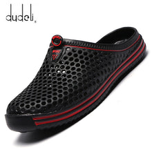 Cargar imagen en el visor de la galería, 2021 Summer Slippers Men Hollow Out Breathable Beach Flip Flops Unisex Casual Slip-on Flats Sandals Men Shoes size 45 Zapatos