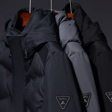 Cargar imagen en el visor de la galería, 2021 Top Grade Winter Brand Casual Fashion Long Parka 90% White Duck Down Coat Men Windbreaker Jacket With Hooded Mens Clothes