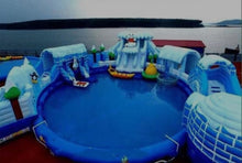 将图片加载到图库查看器,Giant Inflatable Swimming Pool Amusement Park Playground. Slides