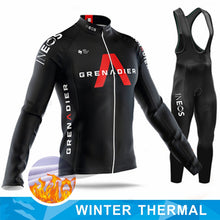 Cargar imagen en el visor de la galería, 2022 New INEOS Grenadier Winter Maillot Cycling Jersey Set Cycling Clothing Suit Mens Long Sleeve MTB Bike Road Pants Bib Ropa