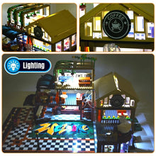 Cargar imagen en el visor de la galería, 2059Pcs Miniature Mini Coffee Shop Model Building Blocks City Street View Casual House Figures Bricks Toys Children Children